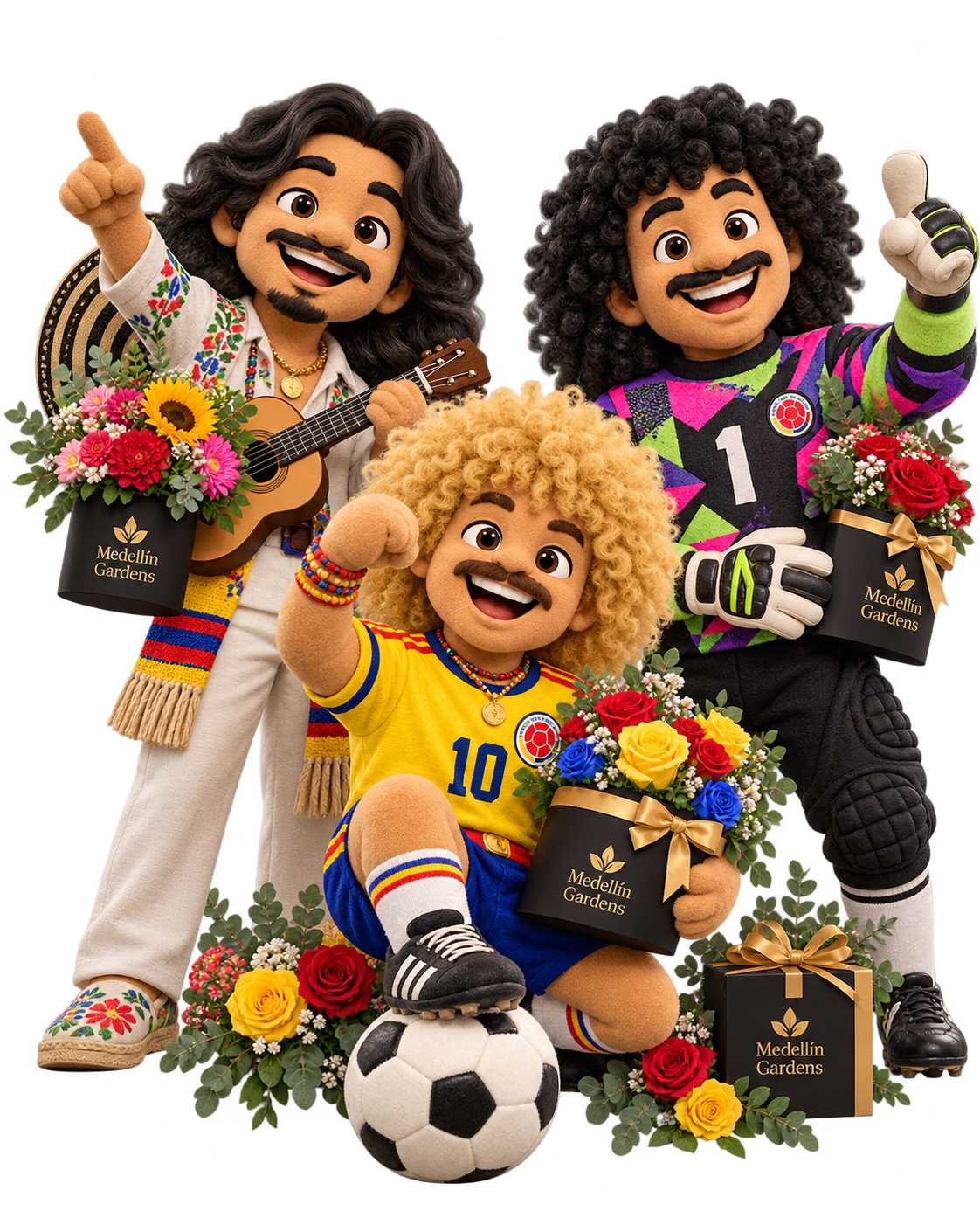 Personajes Medellín Gardens - edición especial